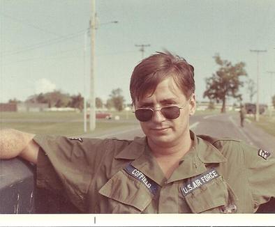 Jim Coffield on an Air Base in Thailand